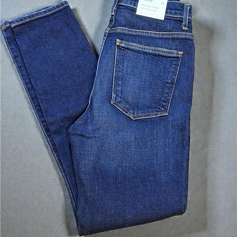 AGOLDE PINCH WAIST SKINNY ULTRA HIGH RISE SKINNY SIZE 25 OVATION NWT MSRP $229